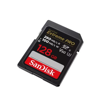 Sandisk Extreme PRO Card de Memorie SDXC 128GB UHS-II U3 V60