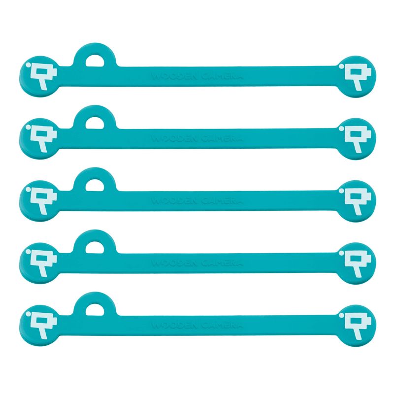 Wooden Camera Cine Mag Ties Set 5 Legaturi 105mm Turcoaz.1.jpg