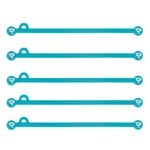 Wooden Camera Cine Mag Ties Set 5 Legaturi 175mm Turcoaz.1.jpg