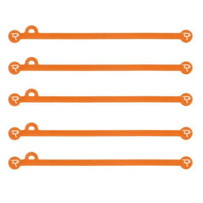 Wooden Camera Cine Mag Ties Set 5 Legaturi 175mm Portocaliu