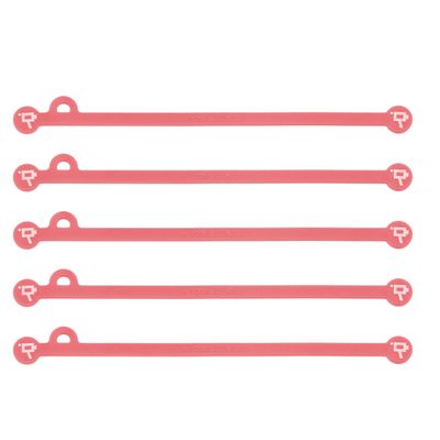Wooden Camera Cine Mag Ties Set 5 Legaturi 175m Portocaliu/Roz Neon