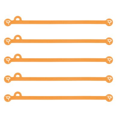 Wooden Camera Cine Mag Ties Set 5 Legaturi 175mm Potocaliu Neon