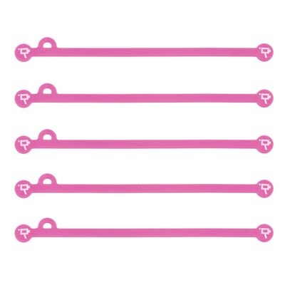 Wooden Camera Cine Mag Ties Set 5 Legaturi 175mm Roz