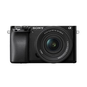 Sony Alpha A6100 Aparat Foto Mirrorless Kit cu Obiectiv E PZ 16-50mm F3.5-5.6 OSS II Negru