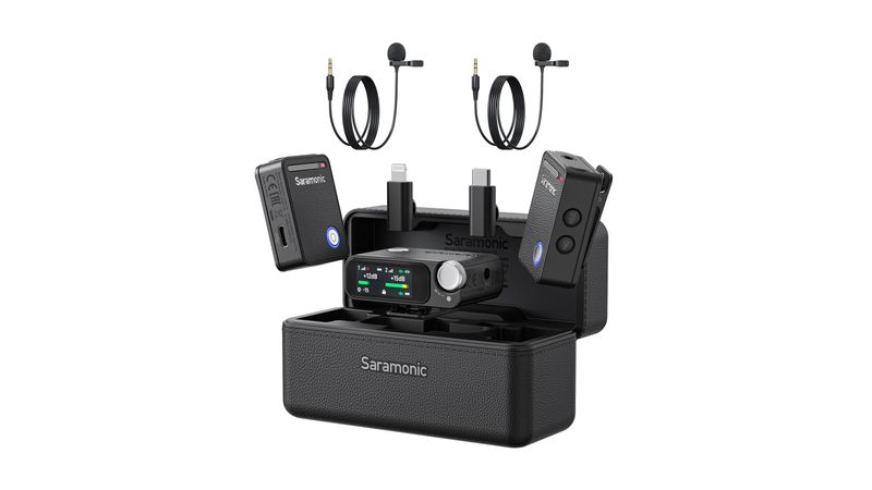 Saramonic Ultra Sistem Microfon Wireless 1RX si 2TX cu Lavaliere