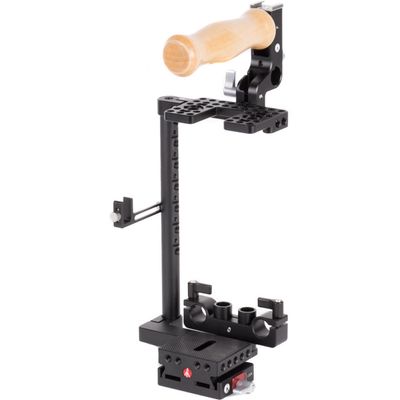 Wooden Camera Cage DSLR Large cu Grip din Lemn