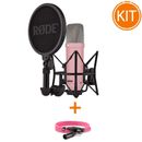 Set Microfon Studio Rode NT1 Signature Roz + Cablu Rode XLR 3m