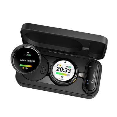 Saramonic Blink Me U2 Sistem Microfon Wireless 2TX 1RX cu Display Personalizabil