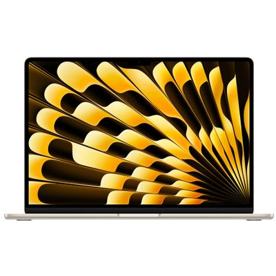 Apple MacBook Air 15" Laptop cu Procesor M4 10 nuclee CPU si 10 nuclee GPU 24GB RAM 512GB SSD INT KB Starlight
