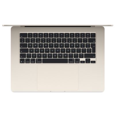 Apple MacBook Air 15" Laptop cu Procesor M4 10 nuclee CPU si 10 nuclee GPU 24GB RAM 512GB SSD INT KB Starlight