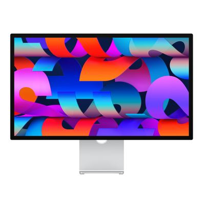 Apple Studio Display Monitor 27" 5K Retina Thunderbolt Standard Glass Argintiu Suport cu Inclinare si Inaltime Reglabila