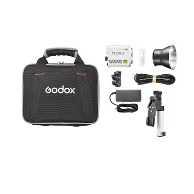 Godox ML60II Bi Kit2 Lampa Bi-Color 2800-6500K 70W cu Suport V-Mount AK-B02