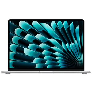 Apple MacBook Air 15" Laptop cu Procesor M4 10 nuclee CPU si 10 nuclee GPU 16GB RAM 256GB SSD INT KB Argintiu