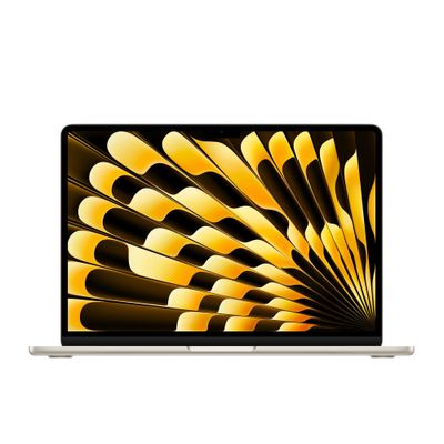 Apple MacBook Air 13" Laptop cu Procesor M4 10 nuclee CPU si 8 nuclee GPU 16GB RAM 256GB SSD INT KB Starlight