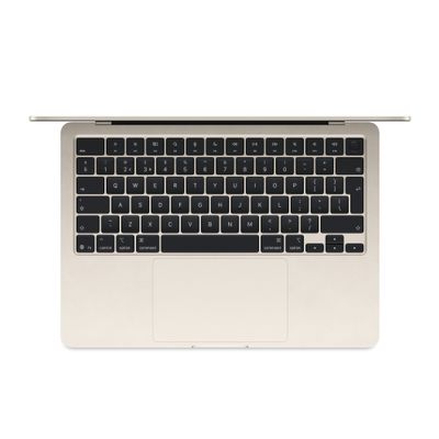 Apple MacBook Air 13" Laptop cu Procesor M4 10 nuclee CPU si 8 nuclee GPU 16GB RAM 256GB SSD INT KB Starlight