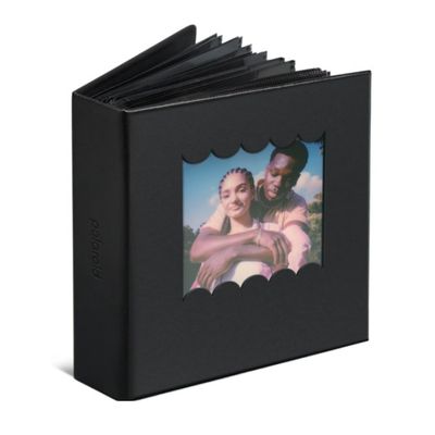 Polaroid Album Foto cu Model Semicercuri Negru
