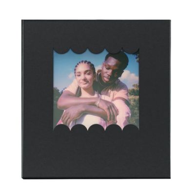 Polaroid Album Foto cu Model Semicercuri Negru