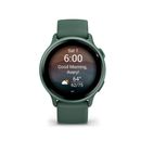 Garmin Vivoactive 6 Metallic Jasper Green cu Curea Jaspers Green