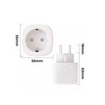 Calex Smart Plug Set 3x Priza Inteliganta 16A 3600W Max Conexiune WiFi Alb.2.jpg
