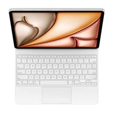 Apple Magic Keyboard Husa cu Tastatura pentru iPad Air 13" (M3) Alb Layout US
