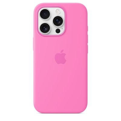 Apple Husa din Silicon cu MagSafe pentru iPhone 16 Pro Peony (SEASONAL)