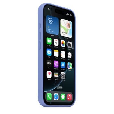 Apple Husa din Silicon cu MagSafe pentru iPhone 16 Pro Max Periwinkle (SEASONAL)