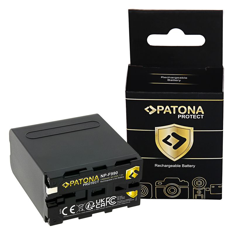 Patona Protect Acumulator replace Li-Ion pentru Sony NP-F990 Seria NP-F 13850mAh.jpg