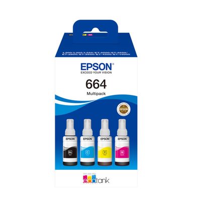 Epson 664 Multipack EcoTank Cartus Cerneala 4 Culori 280ml