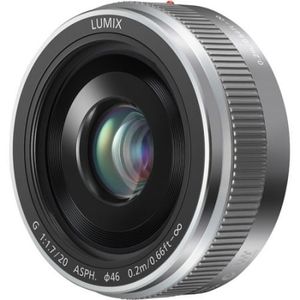 Resigilat: Panasonic 20mm F1.7 II Lumix G Obiectiv MFT argintiu - RS125038377-1