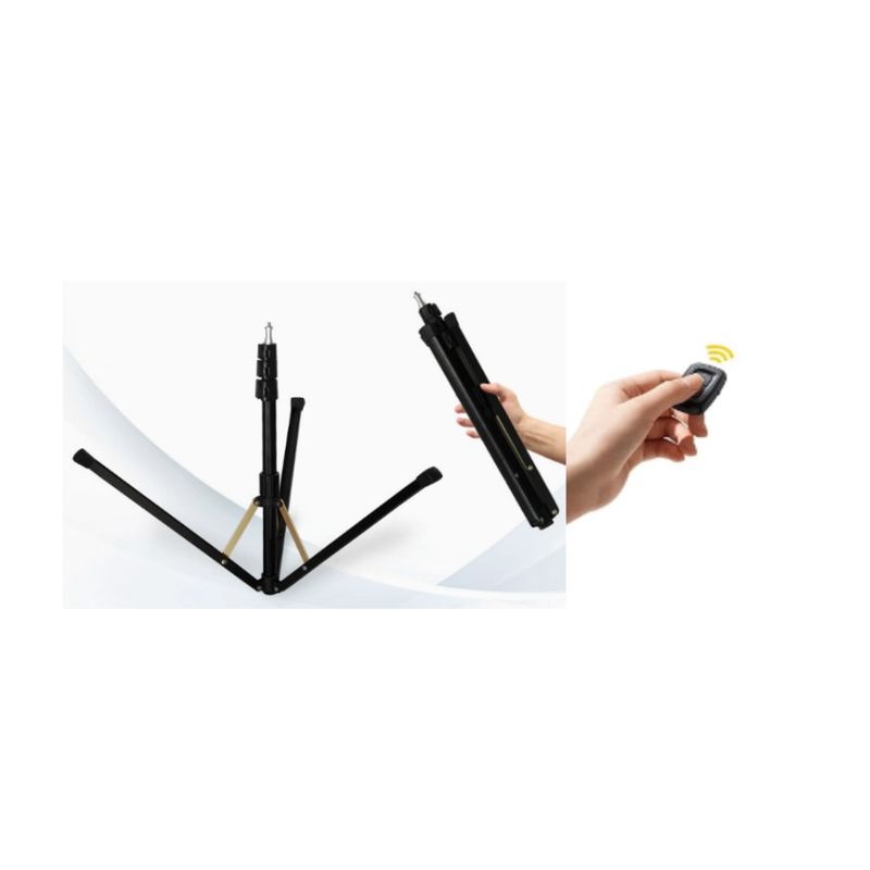 Fancier Stativ 1.9m cu Suport Tableta si Telecomanda Bluetooth.3.jpg