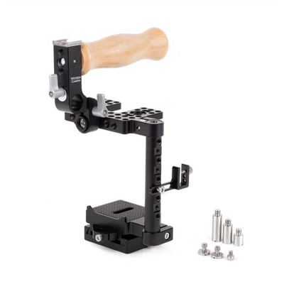Wooden Camera Unified DSLR Cage Small cu Grip din Lemn
