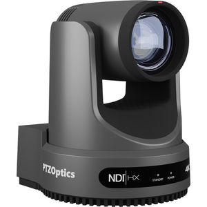 PTZOptics Move 4K Camera PTZ 12x Zoom Optic 4K HDMI 3G-SDI Gri