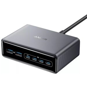 Anker Prime Incarcator si Statie Incarcare 200W Fast Charging 4x USB-C, 2X USB-A Negru