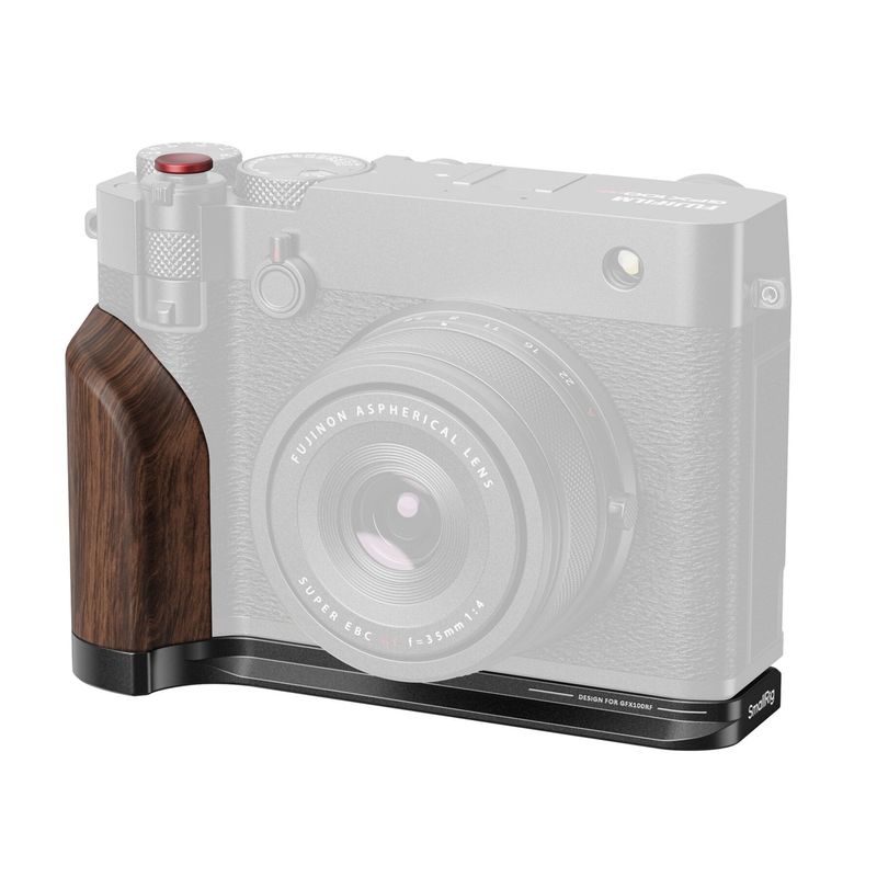 SmallRig 5266 L-Shape Mount Placuta cu Maner din Lemn pentru Fujifillm GFX100RF Negru.1.jpg