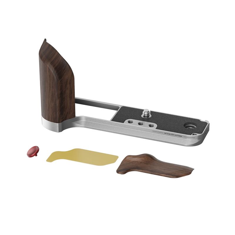 SmallRig 5266 L-Shape Mount Placuta cu Maner din Lemn pentru Fujifillm GFX100RF Negru.2.jpg