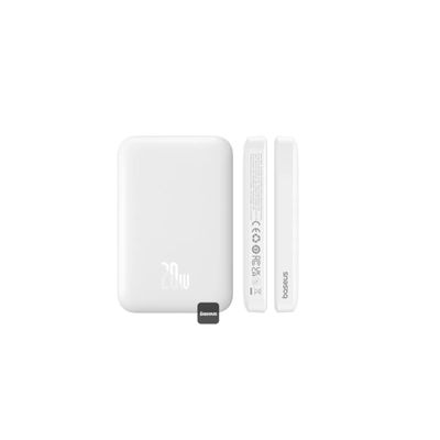 Baseus Mini Air Wireless Acumulator Extern 6000 mAh 20W Alb