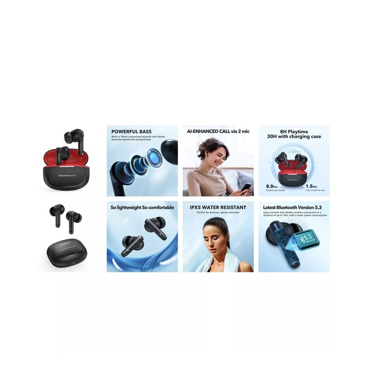 TaoTronics TT-BH1120 Casti True Wireless Bluetooth 5.3 IPX5 Negru.3.jpg
