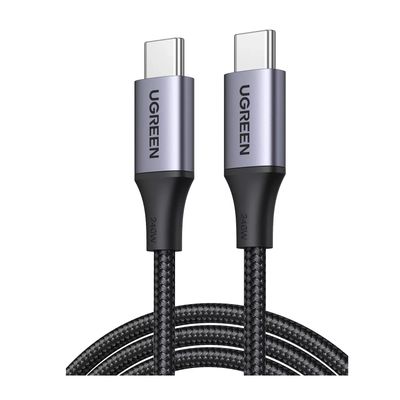 Ugreen USB-C la USB-C 240W Cablu Super Fast Power Delivery 1m Negru