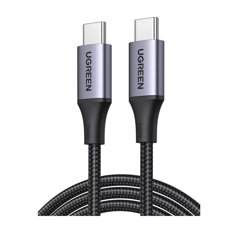 Ugreen USB-C la USB-C 240W Cablu Super Fast Power Delivery 1m Negru.1.jpg