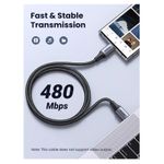 Ugreen USB-C la USB-C 240W Cablu Super Fast Power Delivery 1m Negru.2.jpg