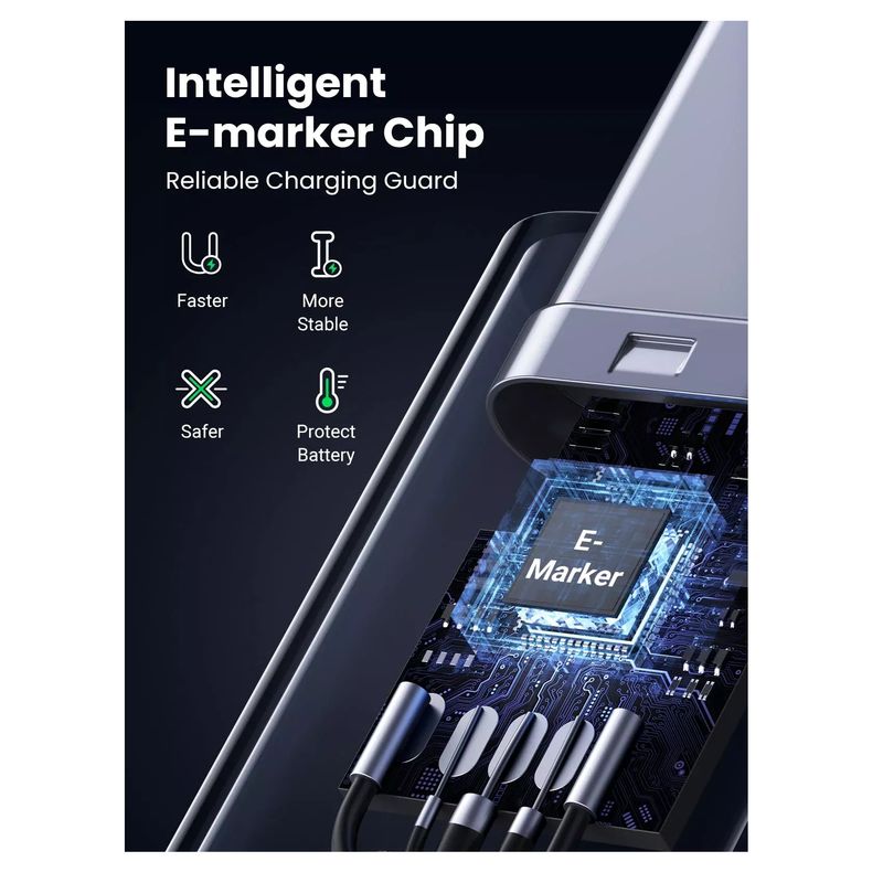 Ugreen USB-C la USB-C 240W Cablu Super Fast Power Delivery 1m Negru.4.jpg