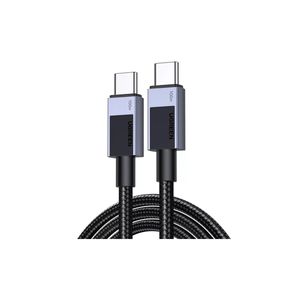 Ugreen Cablu Super Fast Power Delivery USB-C la USB-C 100W  0.5m Negru