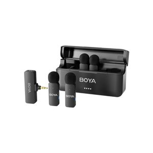 BY-V4 Sistem Microfon Wireless 2.4GHz 4TX + 1RX Jack TRS 3.5mm