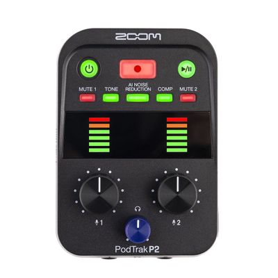 Zoom PodTrak P2 Podcast Recorder