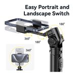 Ulanzi MT-70 Mini Trepied cu Telecomanda Bluetooth si Suport Telefon.5.jpg