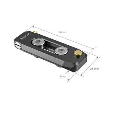 SmallRig Sina NATO cu Profil Redus 50mm BUN2468