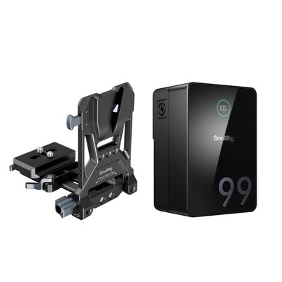 SmallRig 5046 VB99 Pro Mini Kit Baterie cu Placuta V-Lock Rabatabila