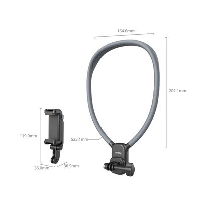 SmallRig 5128 Suport pentru Gat cu Eliberare Rapida