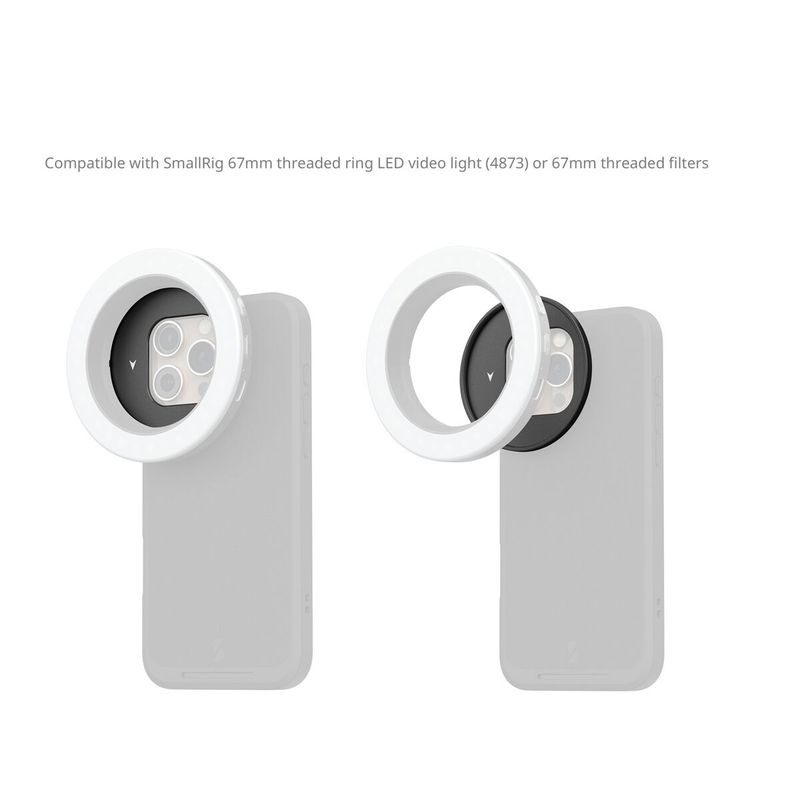SmallRig 5173 FilMov 67mm Adaptor Filtru Filetat pentru Seria iPhone 16.3.jpg