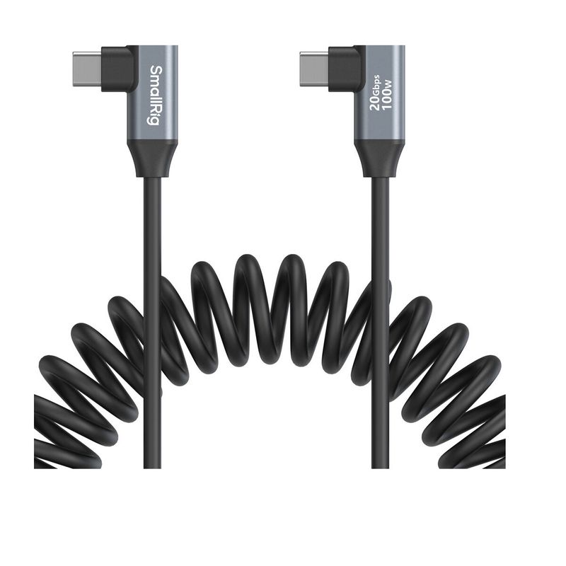 SmallRig 4793 Cablu de Date Spiralat USB-C cu Unghi Drept la USB-C cu Unghi Drept.1.jpg